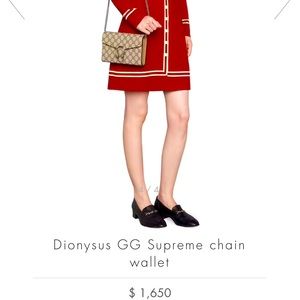 Dionysus GG Supreme chain wallet